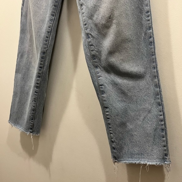 J GALT BRANDY MELVILLE Straight Leg Raw Hem Jeans M - Picture 7 of 10